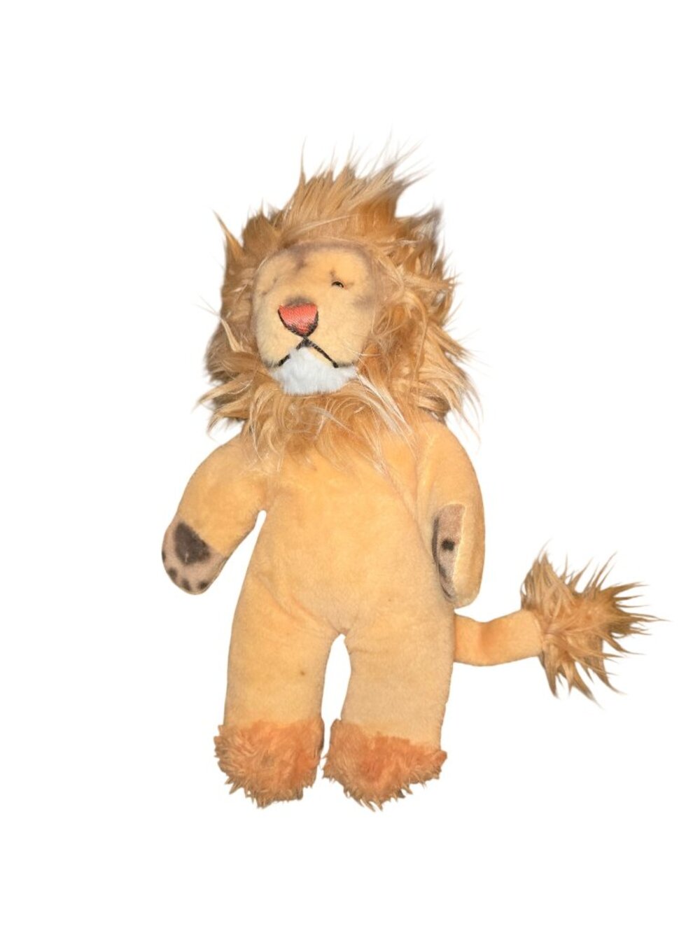 Vintage Steiff Leo Plush Lion Stuffed Animal 1970s 16" Tan & Gold CM2371